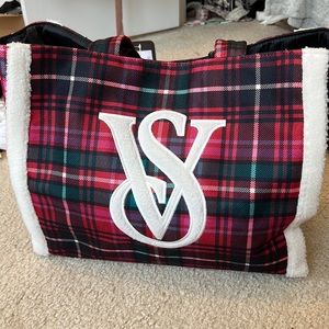 Victoria’s Secret Plaid Tote Bag